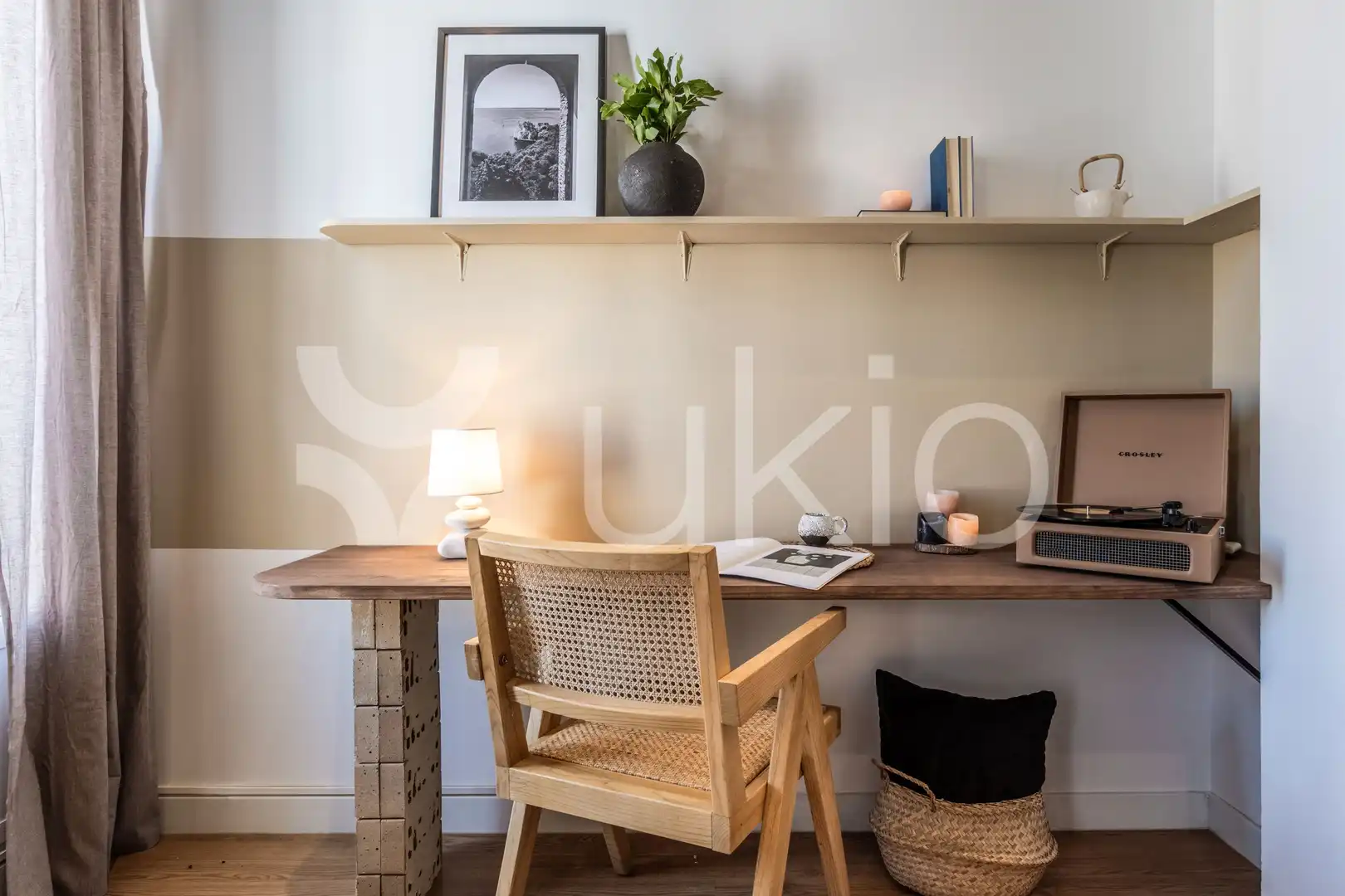 Habitación de Apartamento de alquiler en Madrid con Aire acondicionado, Calefacción y Amueblado