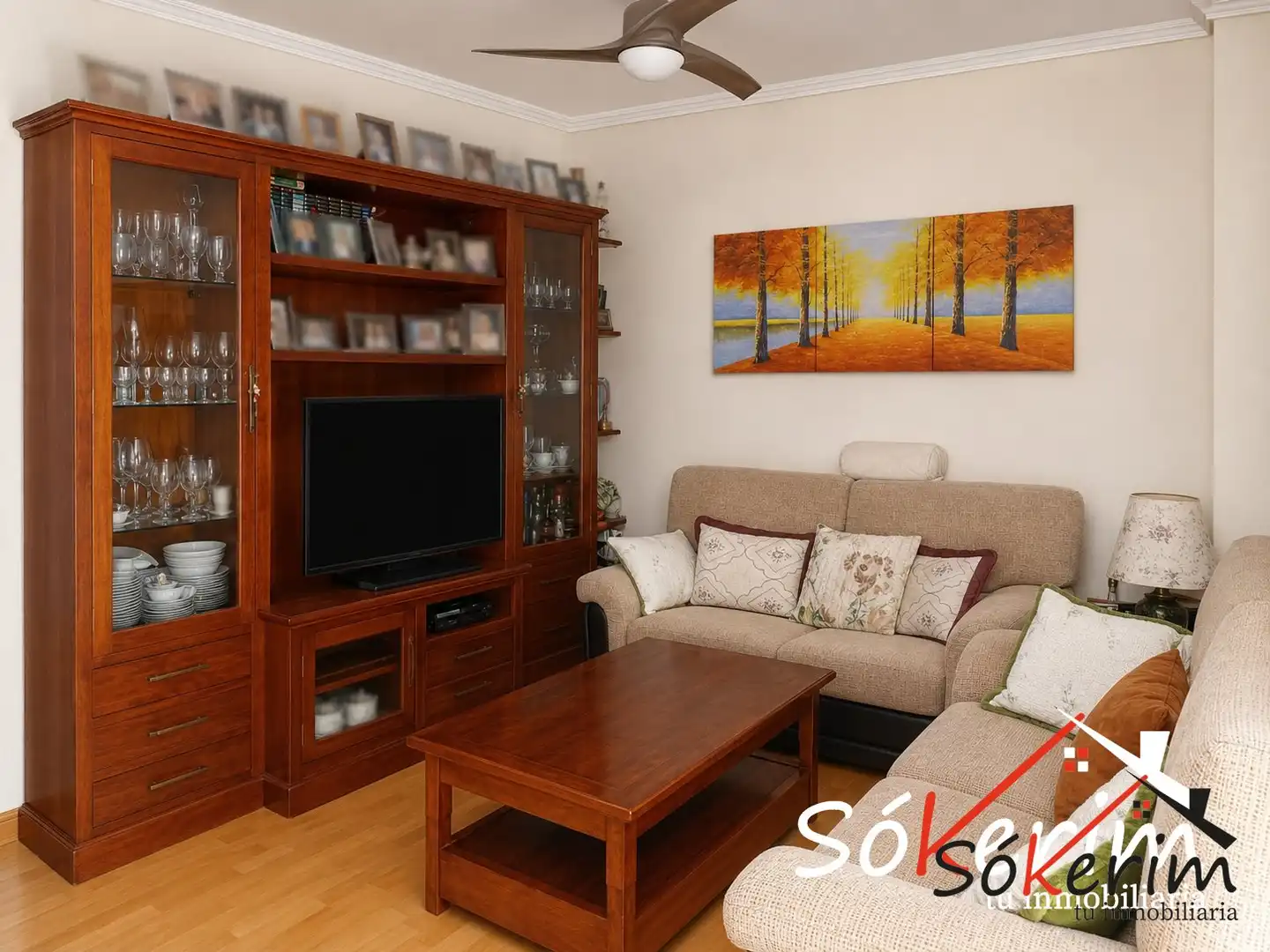 Sala de estar de Piso en venta en Alcalá de Henares con Aire acondicionado, Calefacción y Trastero