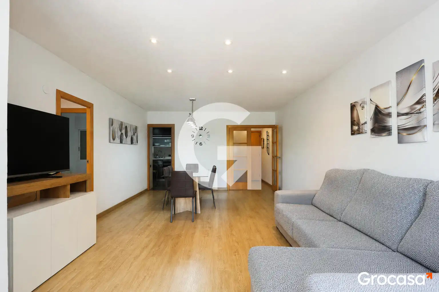 Living room of Flat for sale in Gavà  with Air Conditioner, Heating and Oven