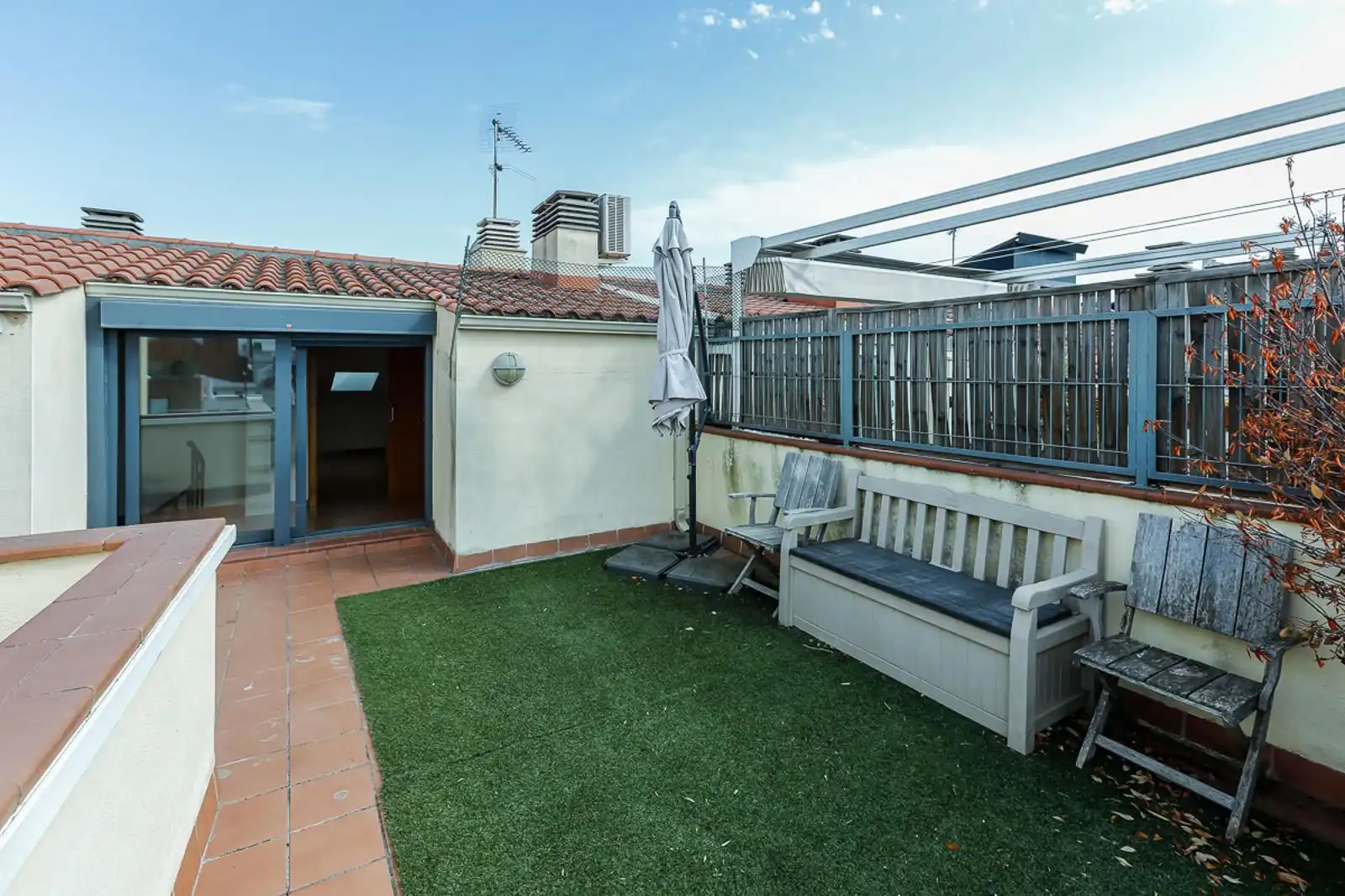 Terrasse von Maisonette zum Verkauf in Sabadell mit Klimaanlage, Heizung und Parkett