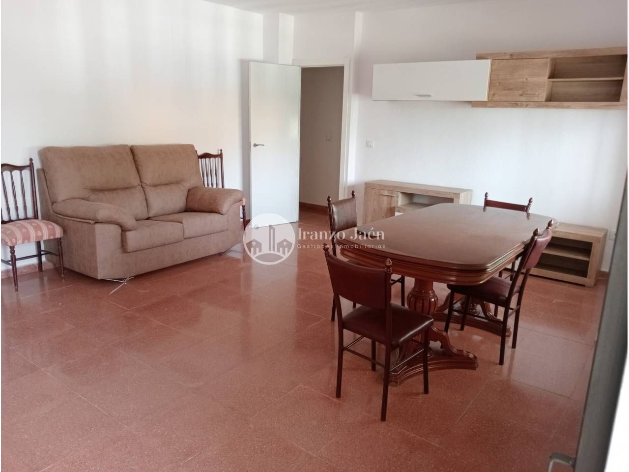 Living room of Flat to rent in  Jaén Capital  with Terrace, Furnished and Balcony