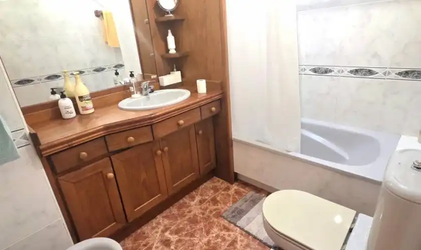 Badezimmer von Wohnung zum Verkauf in Carboneras mit Terrasse und Möbliert