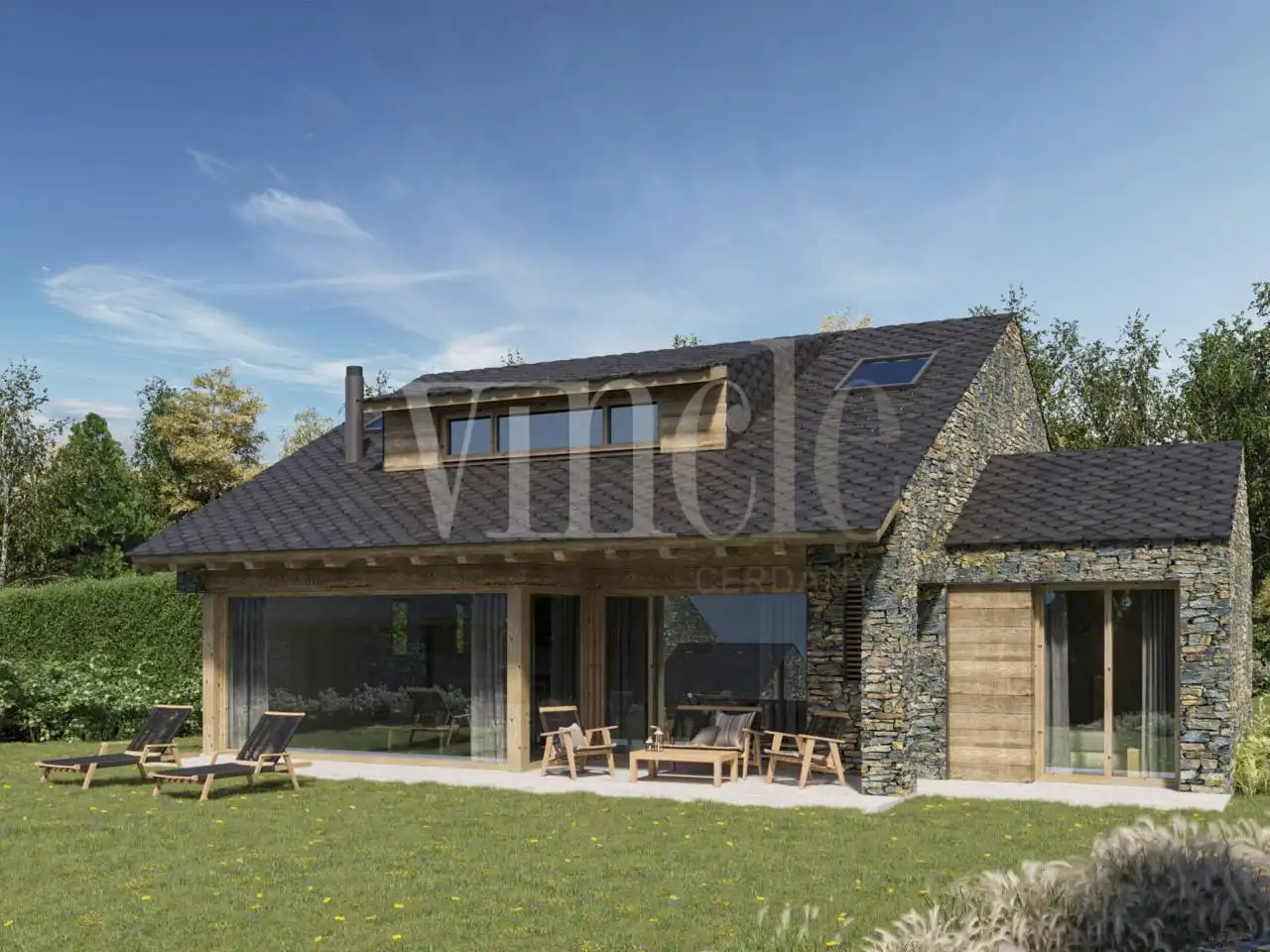 Casa o chalet en venta en Ger con Jardín privado, Parquet y Terraza