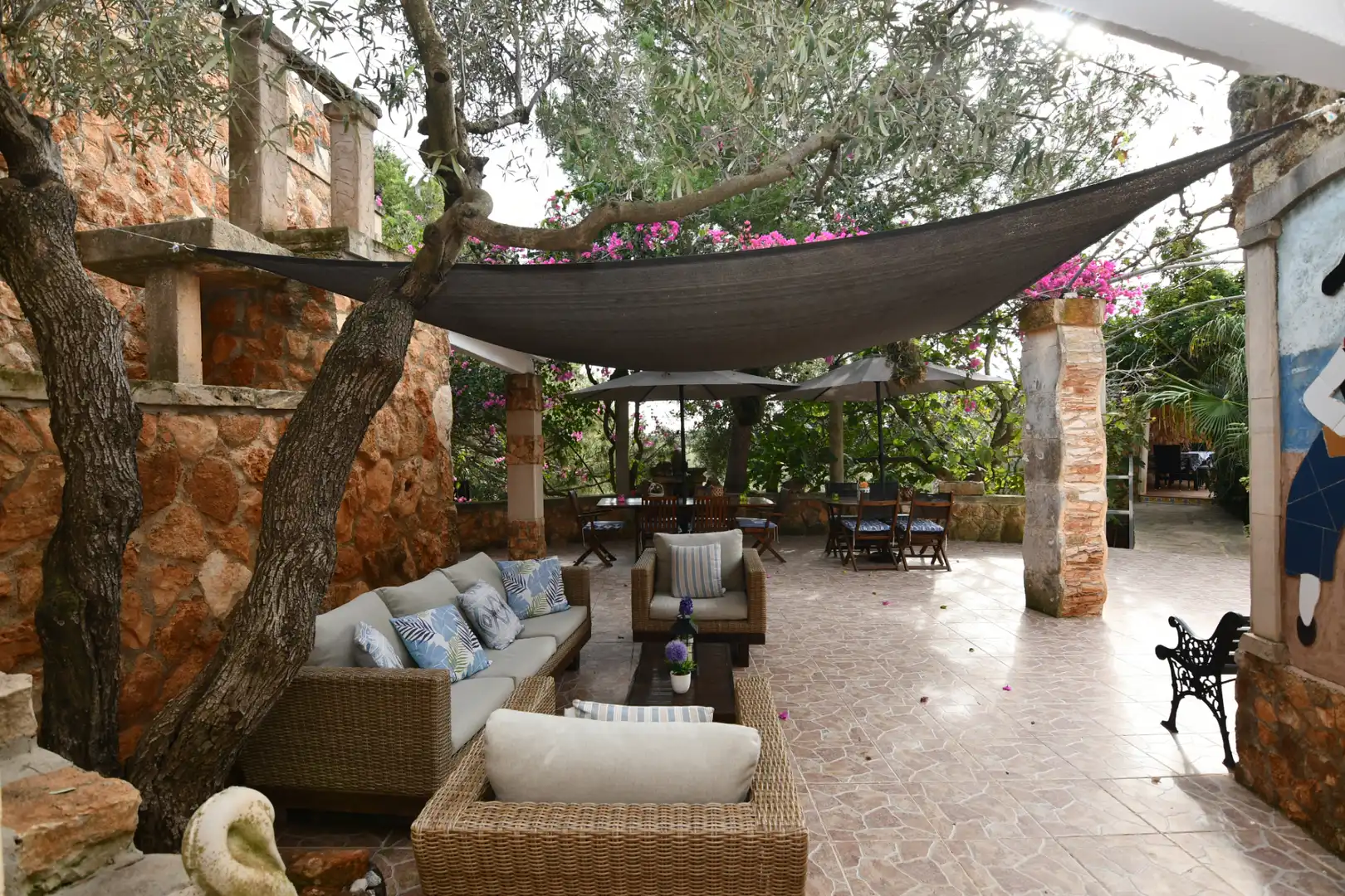 Terrasse von Country house zum Verkauf in Felanitx mit Privatgarten, Terrasse und Abstellraum