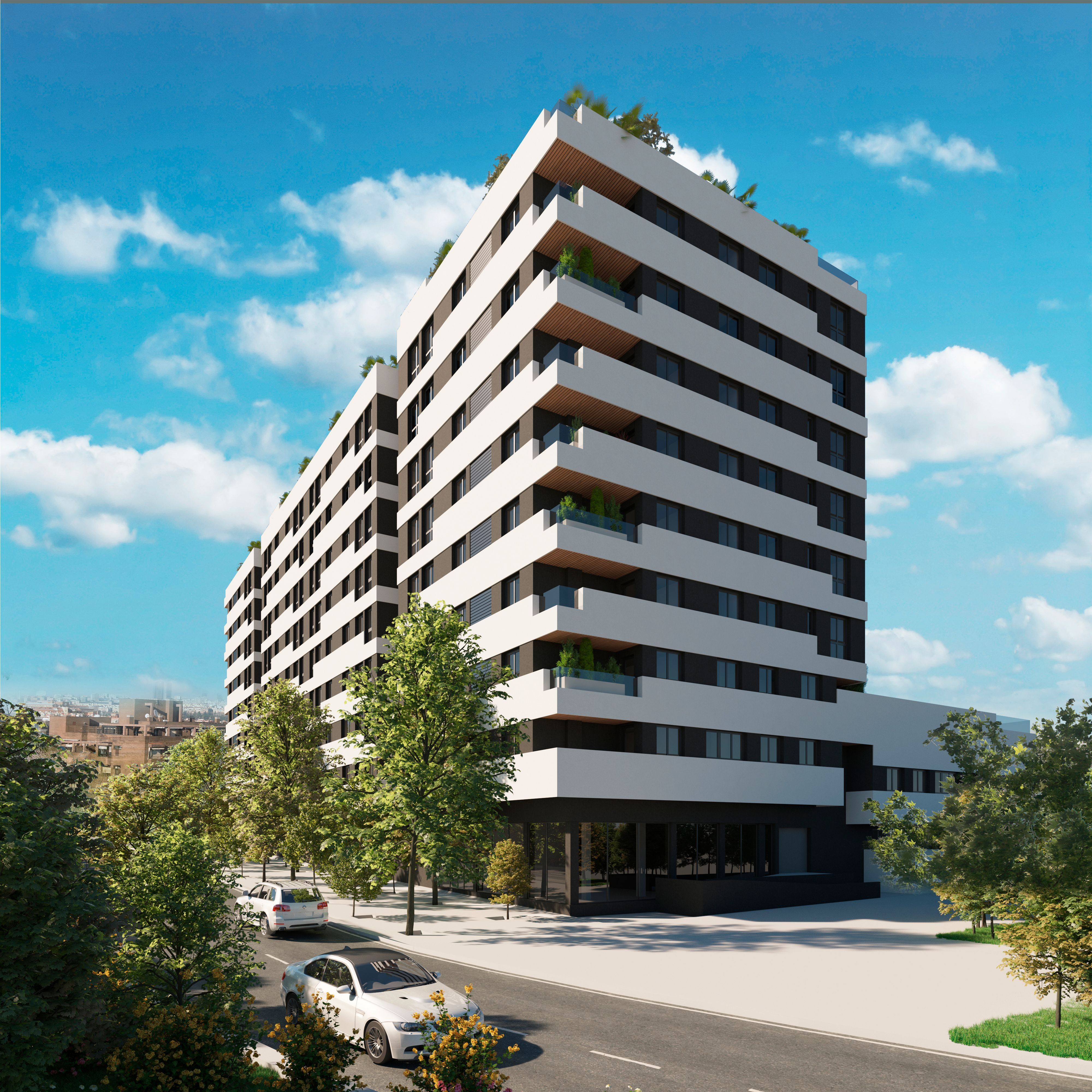 Vista exterior de Apartament de lloguer en Tres Cantos amb Aire condicionat, Calefacció i Terrassa