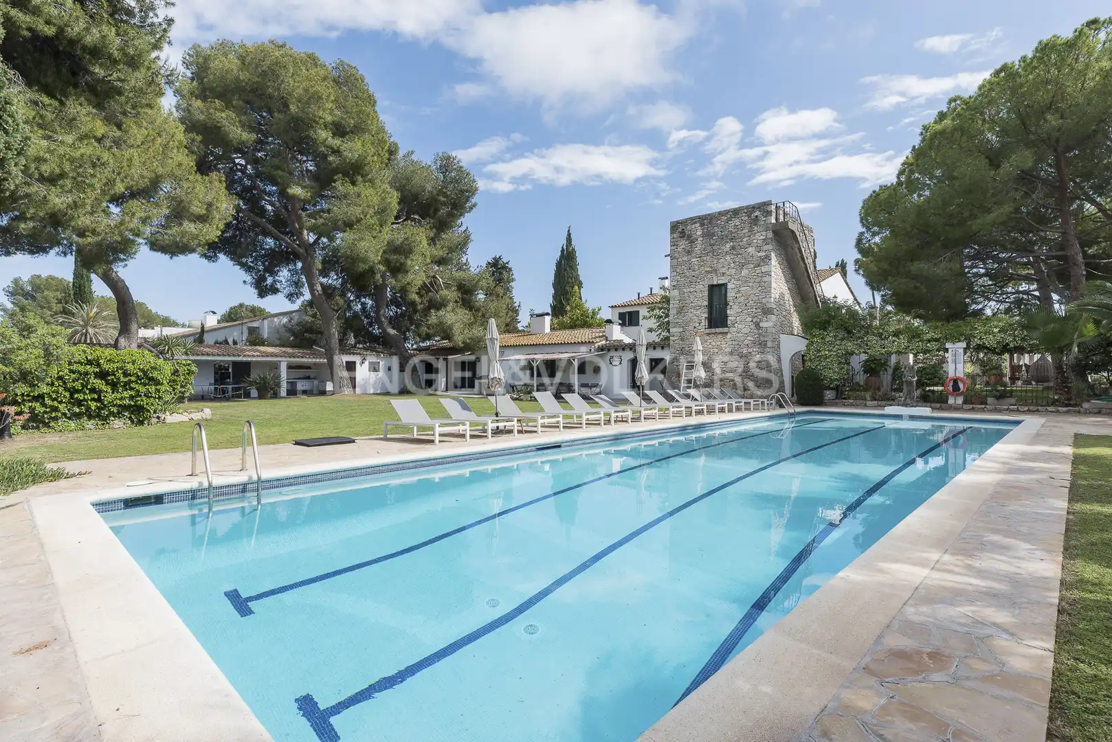 Swimming pool of Buildings for sale in Sant Pere de Ribes