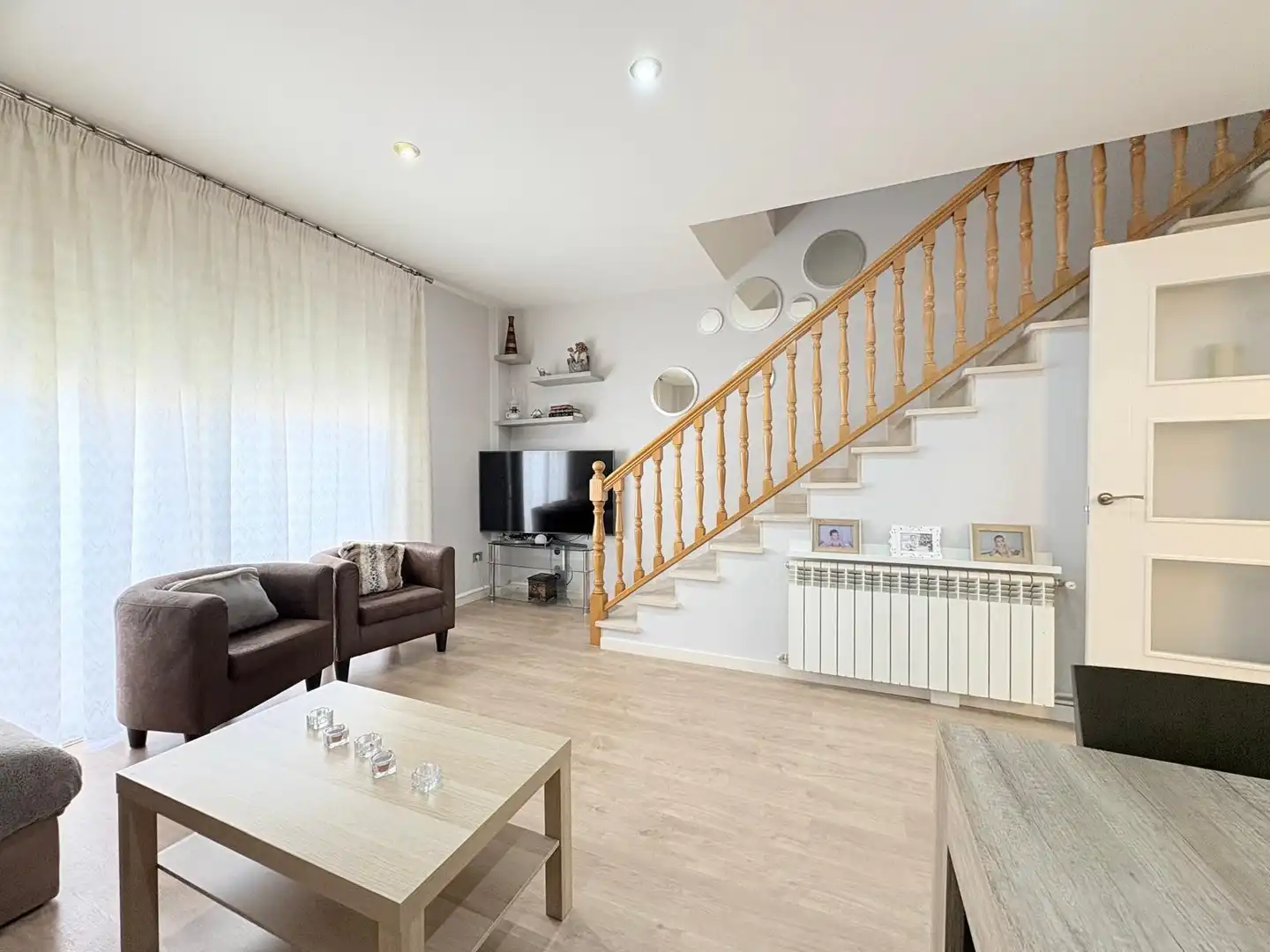 Sala d'estar de Casa adosada en venda en Sabadell amb Aire condicionat, Calefacció i Terrassa