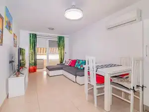 Living room of Flat for rent in Almuñécar  with Air Conditioner, Terrace and Furnished