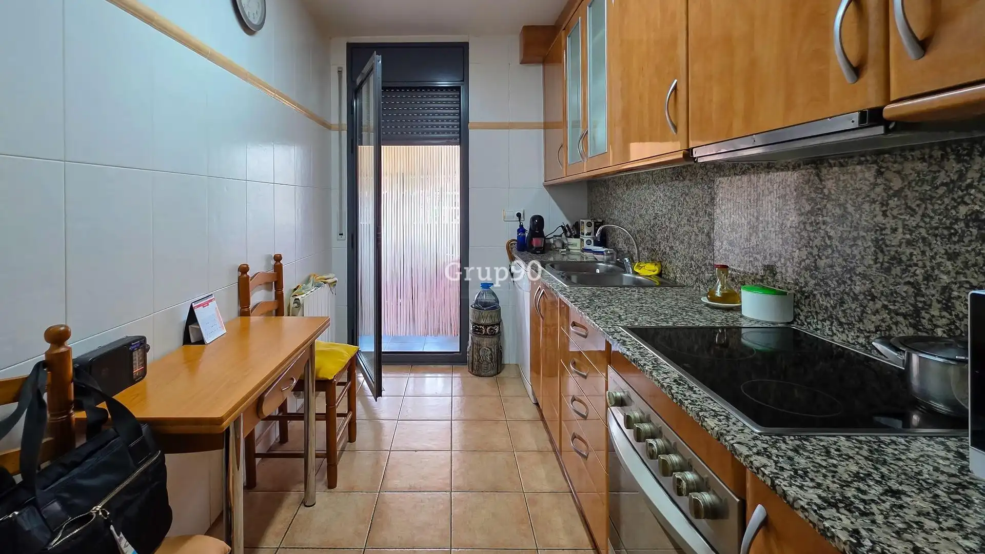 Kitchen of Flat for sale in  Lleida Capital  with Air Conditioner, Heating and Parquet flooring