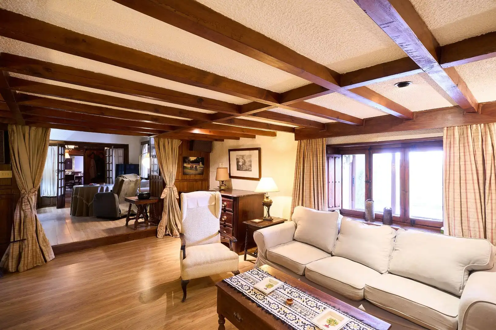 Sala de estar de Finca rústica en venta en Horcajo Medianero