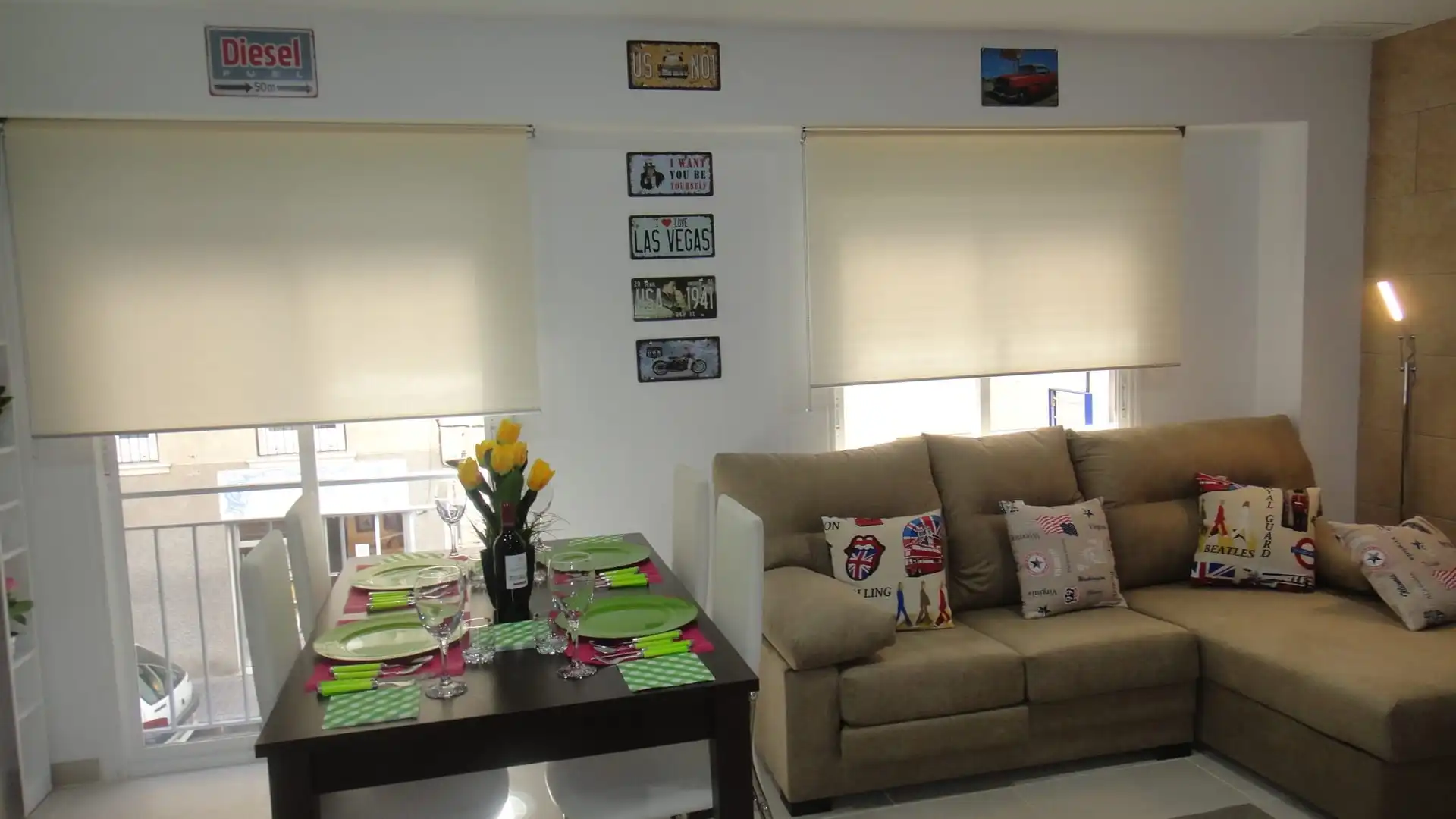 Wohnzimmer von Wohnung zur Miete in Elche / Elx mit Klimaanlage und Möbliert
