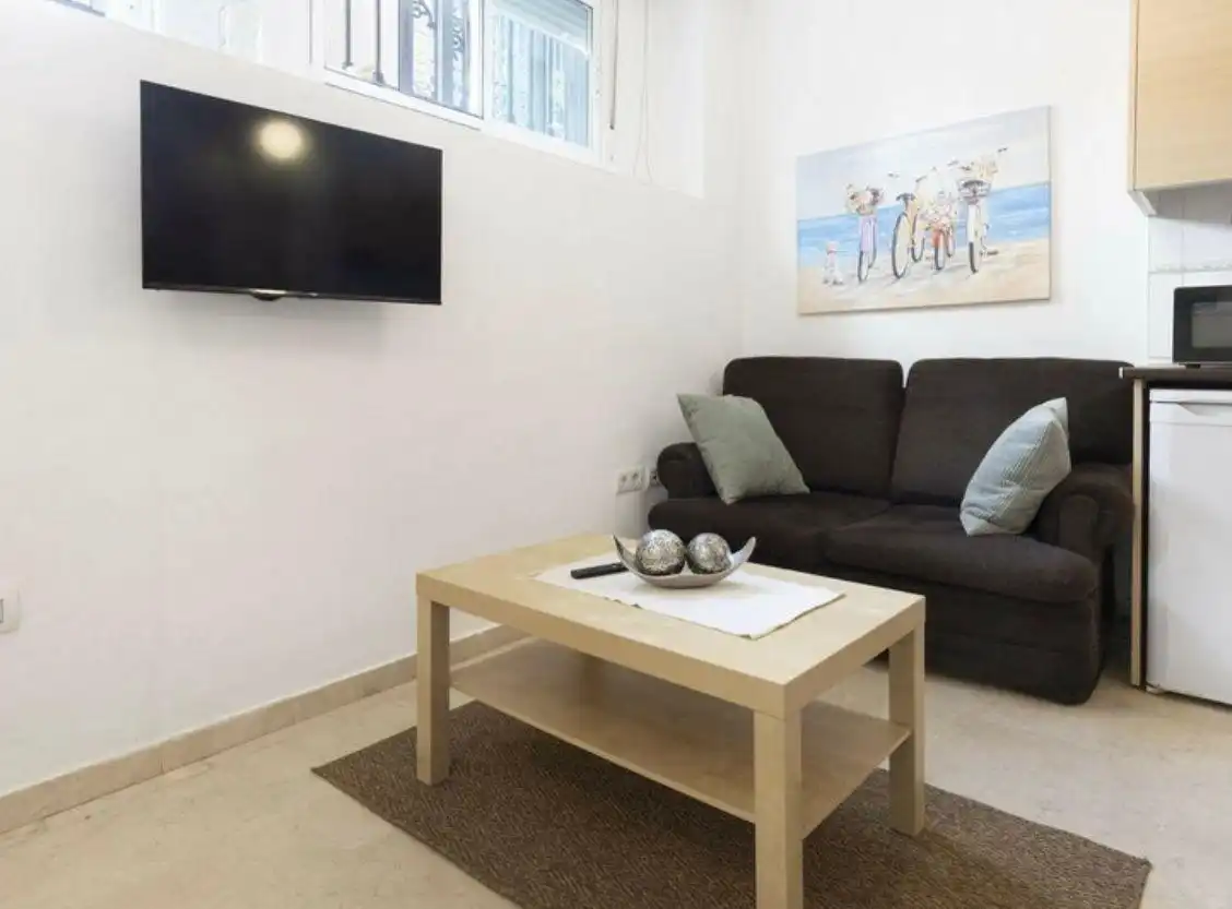 Sala de estar de Piso en venta en Málaga con Aire acondicionado y Amueblado