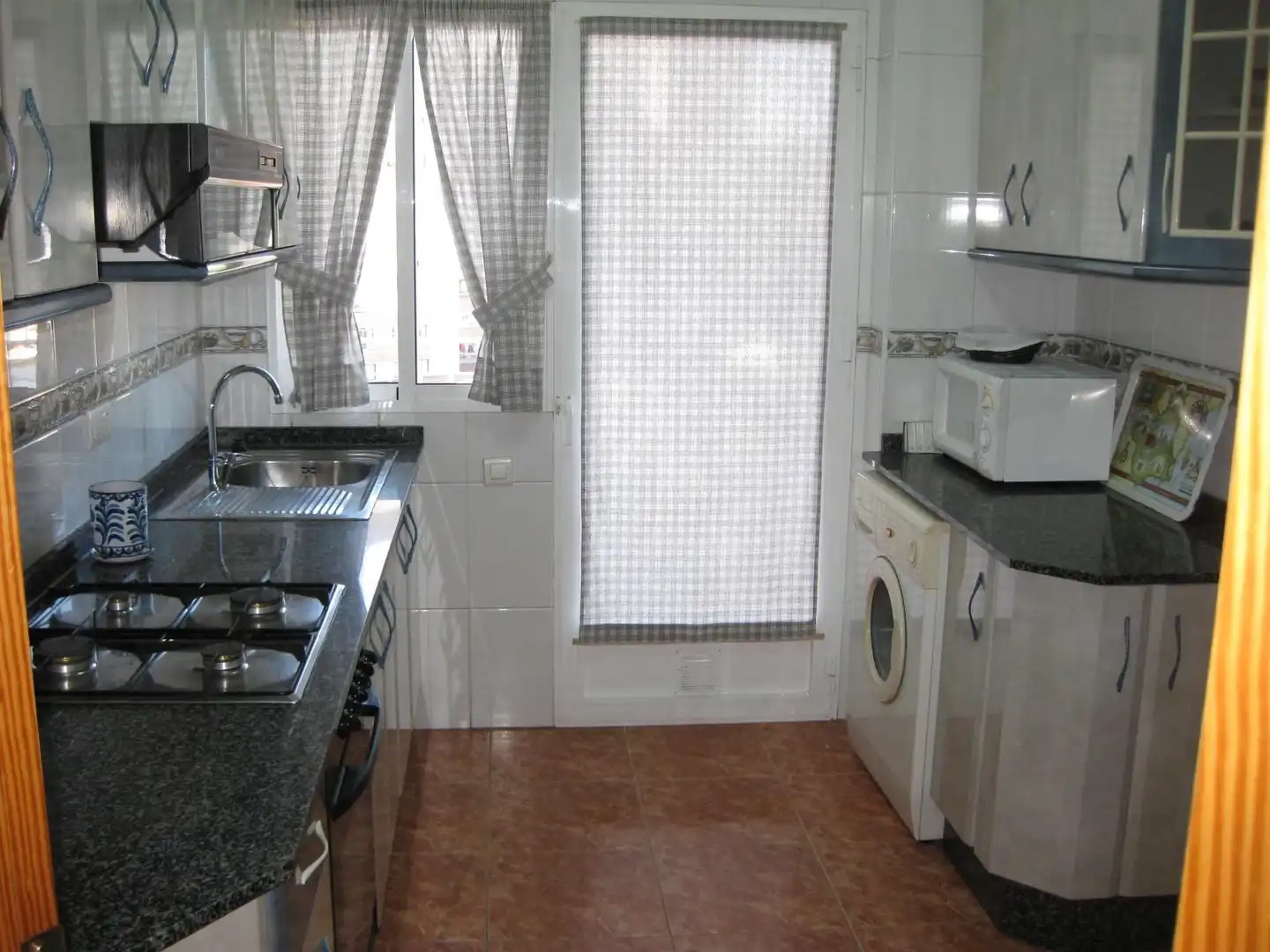 Cocina de Piso de alquiler en Cartagena con Amueblado y Balcón