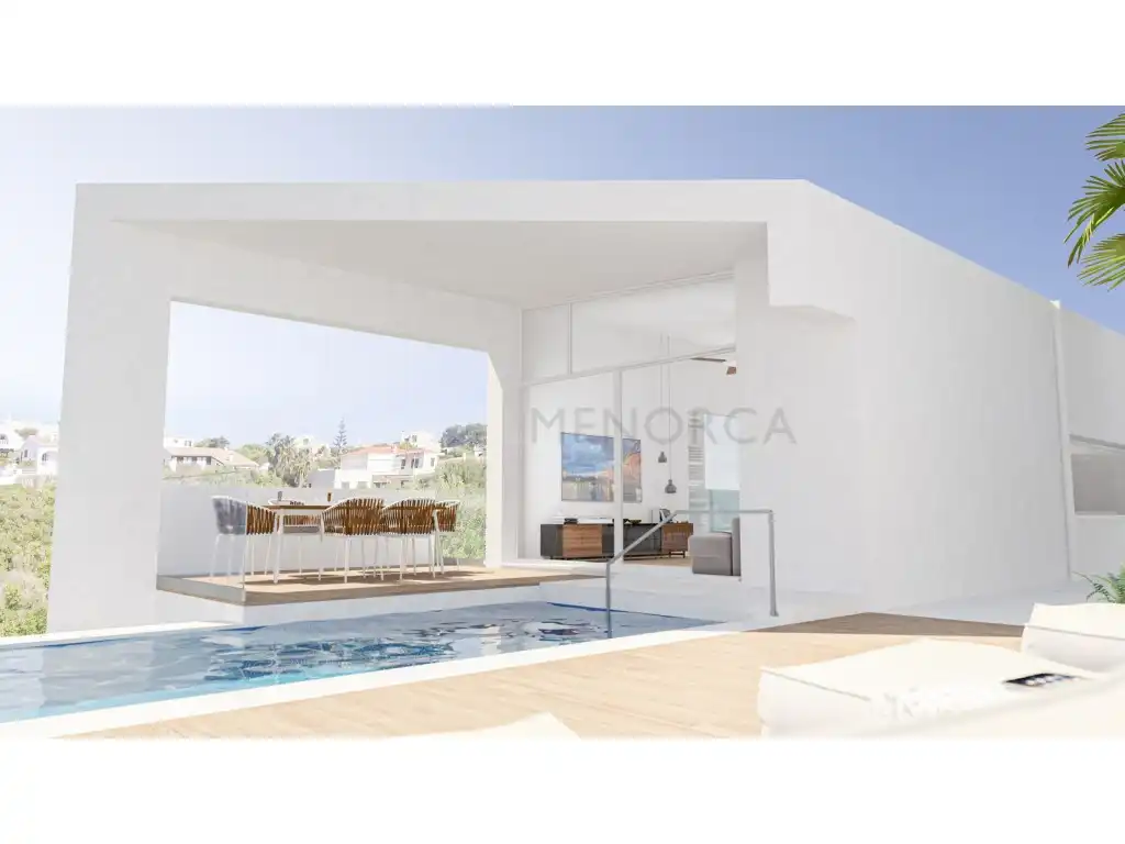 Terrassa de Casa o xalet en venda en Maó - Mahón amb Piscina