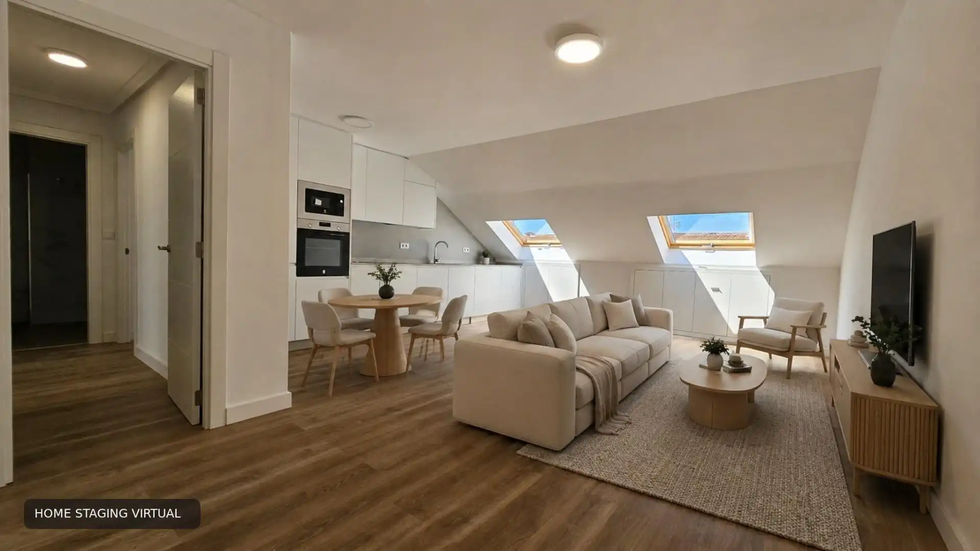 Sala de estar de Piso en venta en Cambre 