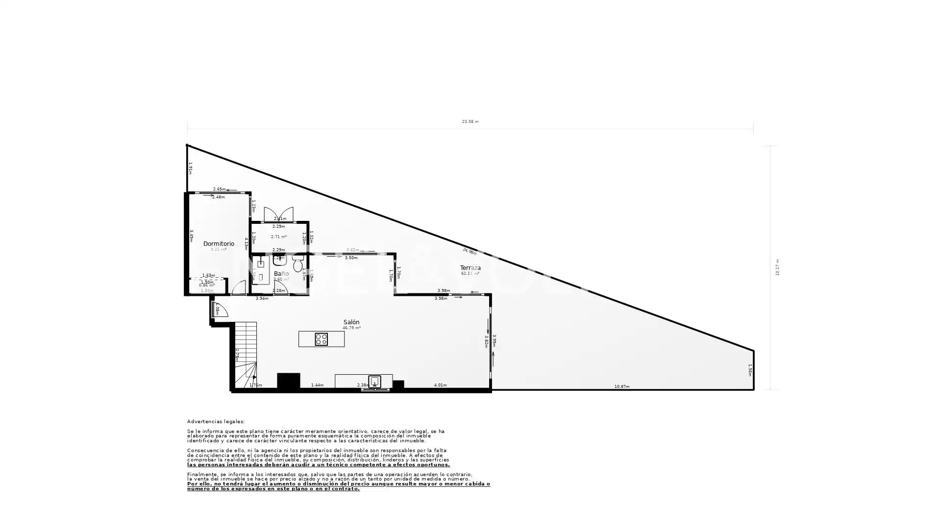 Ático en venta en Dénia con Aire acondicionado, Calefacción y Jardín privado