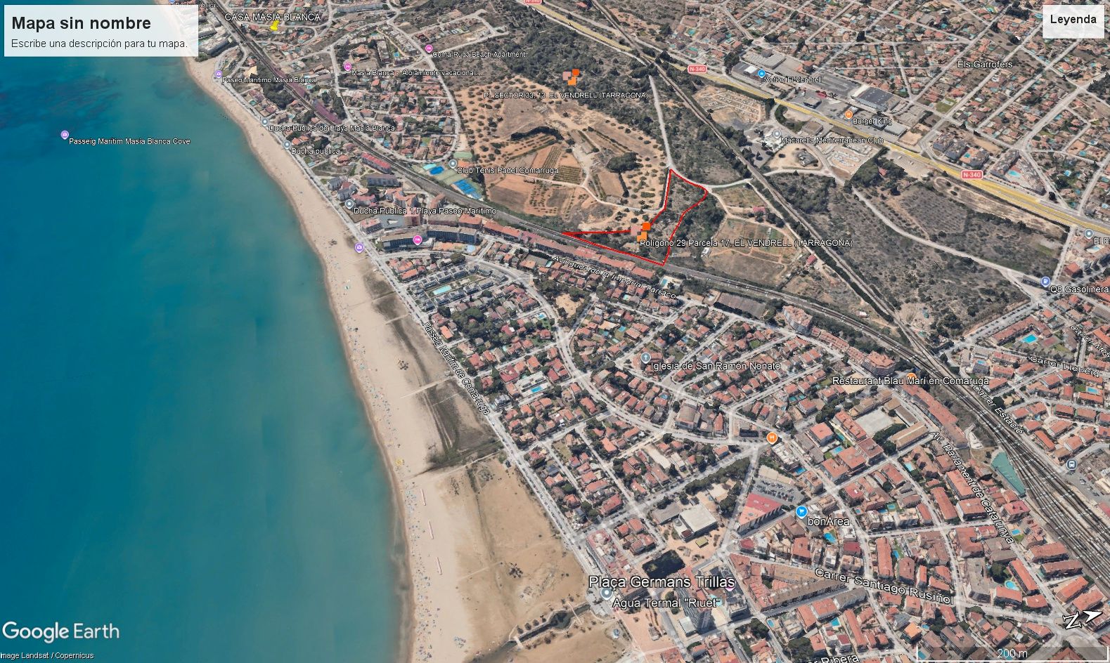 Exterior view of Land for sale in El Vendrell