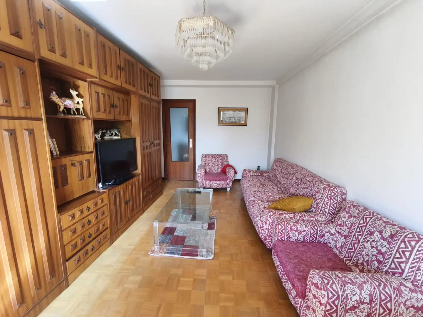 Sala de estar de Piso en venta en Ziordia con Terraza, Amueblado y Balcón