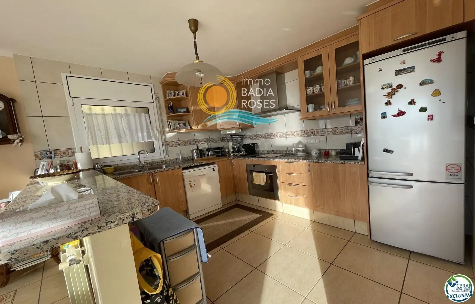 Kitchen of Houses for sale in Roses  with Terrace, Storage room and Swimming Pool
