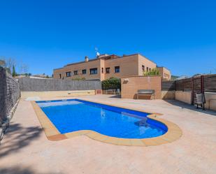 Swimming pool of Flat for sale in Begues  with Heating, Parquet flooring and Storage room