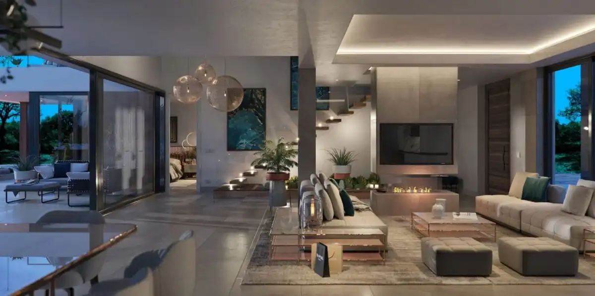 Sala de estar de Casa o chalet en venta en Sotogrande con Aire acondicionado, Jardín privado y Terraza