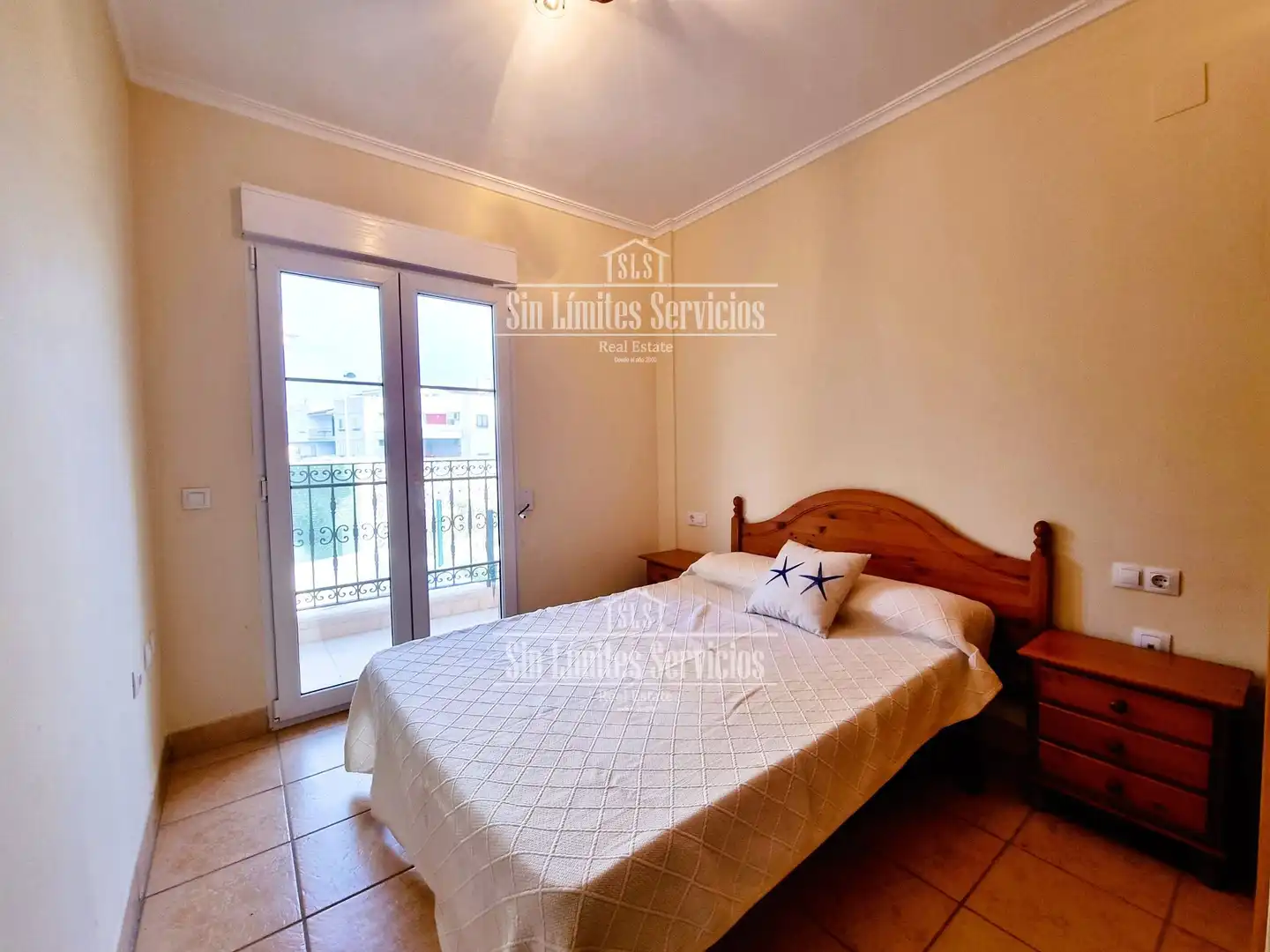 Schlafzimmer von Wohnung zum Verkauf in Alcalà de Xivert mit Klimaanlage, Heizung und Privatgarten