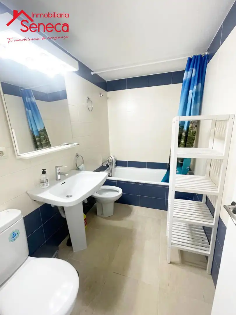 Baño de Piso de alquiler en Córdoba con Aire acondicionado, Terraza y Amueblado