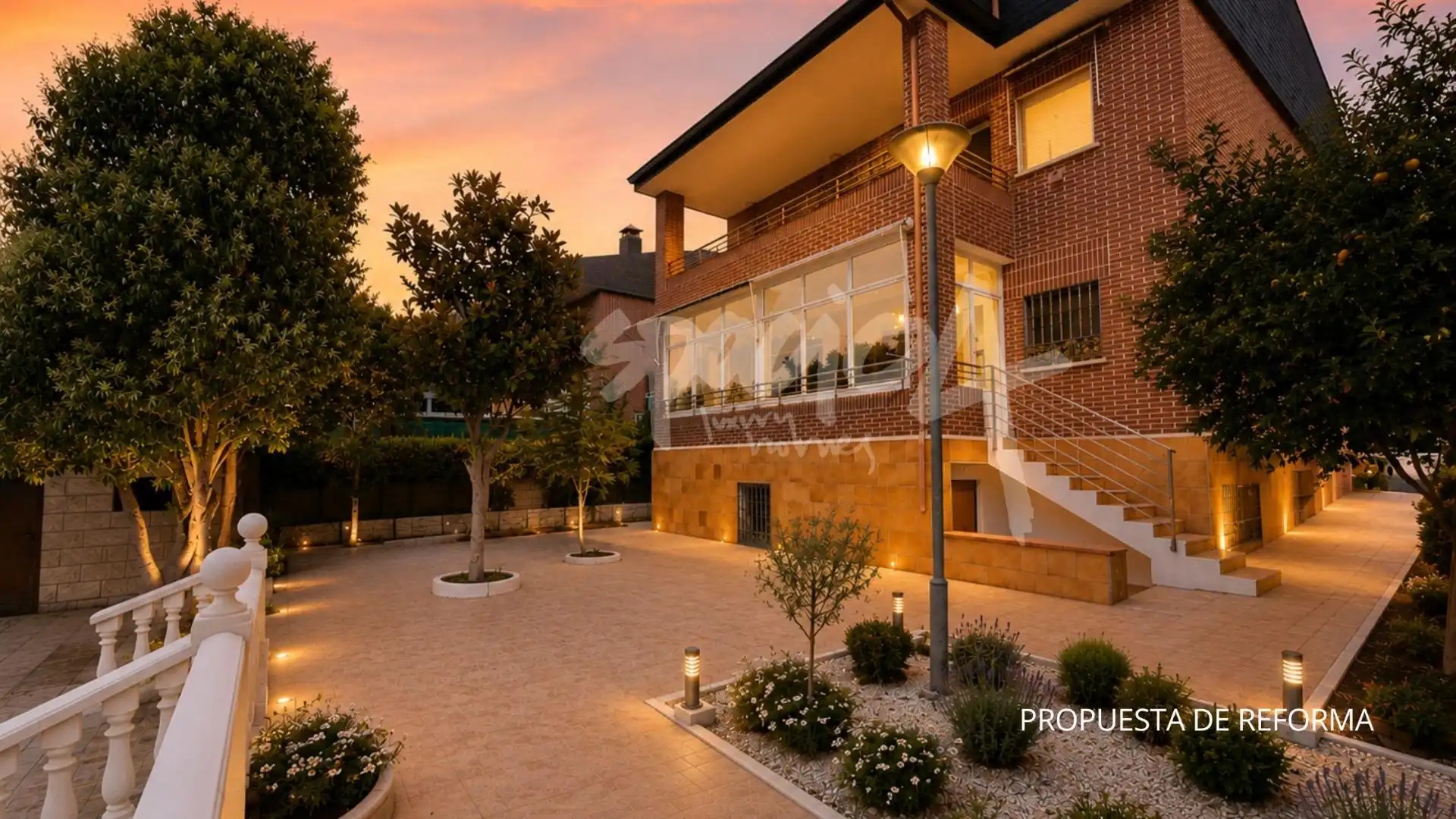 Exterior view of Houses for sale in Sevilla la Nueva  with Heating, Private garden and Terrace