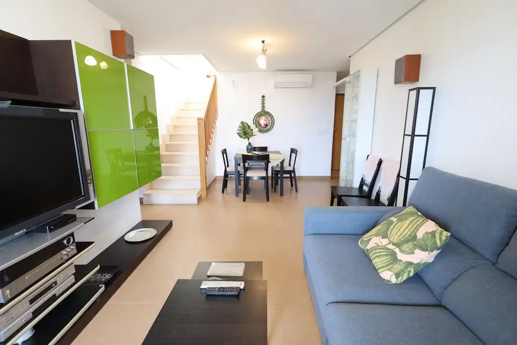 Sala de estar de Apartamento en venta en Pilar de la Horadada con Aire acondicionado, Calefacción y Terraza