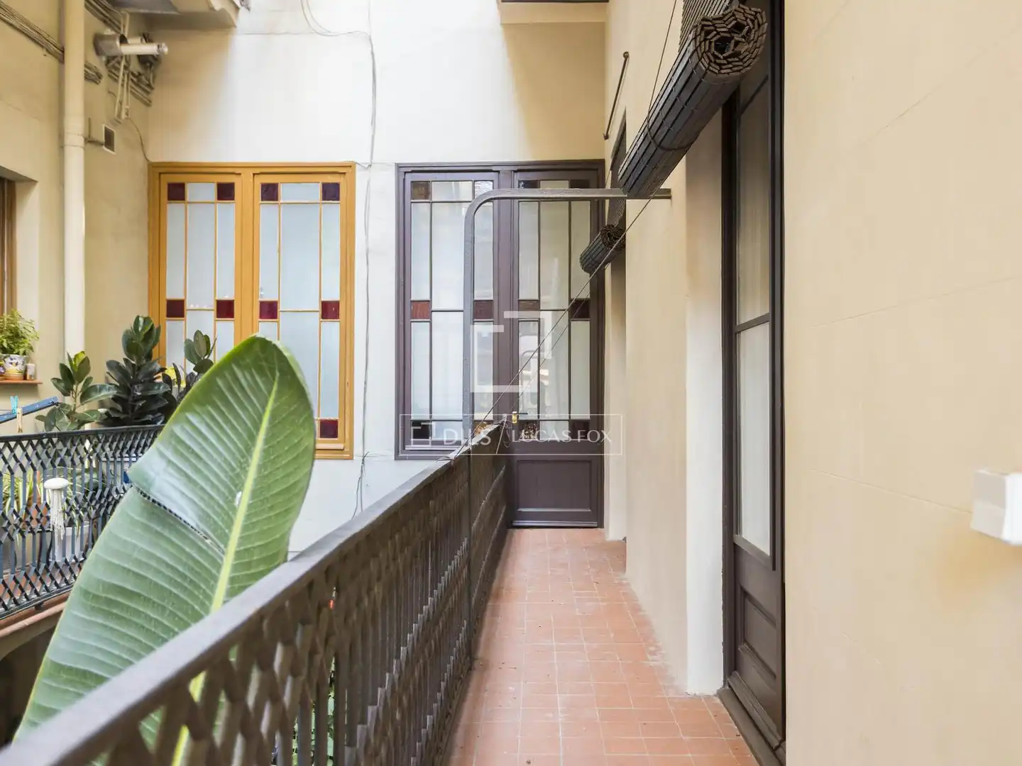 Balcony of Flat for rent in Barcelona  with Air Conditioner, Furnished and Balcony