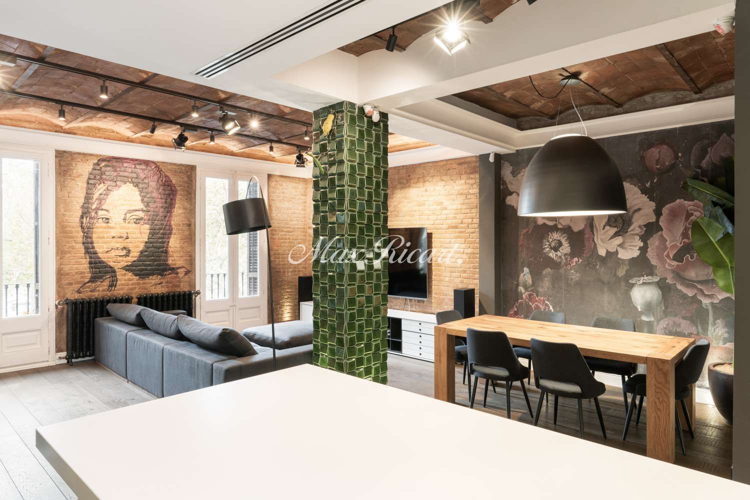 Flat to rent in  Barcelona Capital  with Air Conditioner, Heating and Terrace