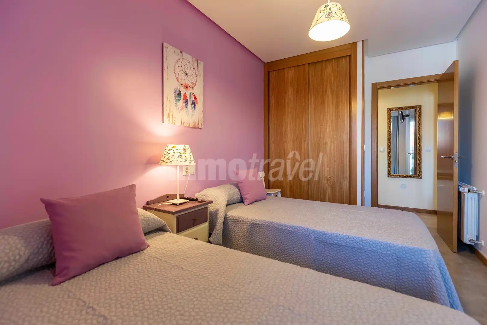 Habitación de Apartamento de alquiler en Sanxenxo con Terraza, Amueblado y Horno