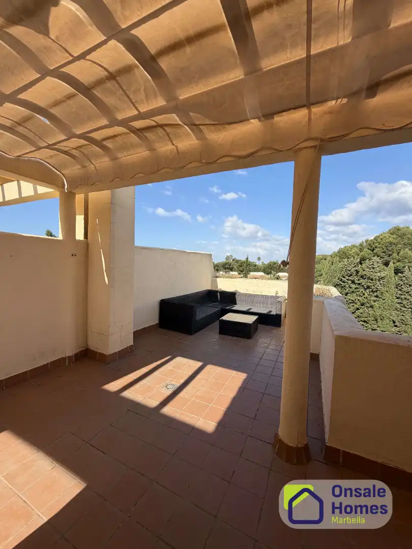 Terraza de Casa adosada en venta en Marbella con Aire acondicionado, Jardín privado y Terraza