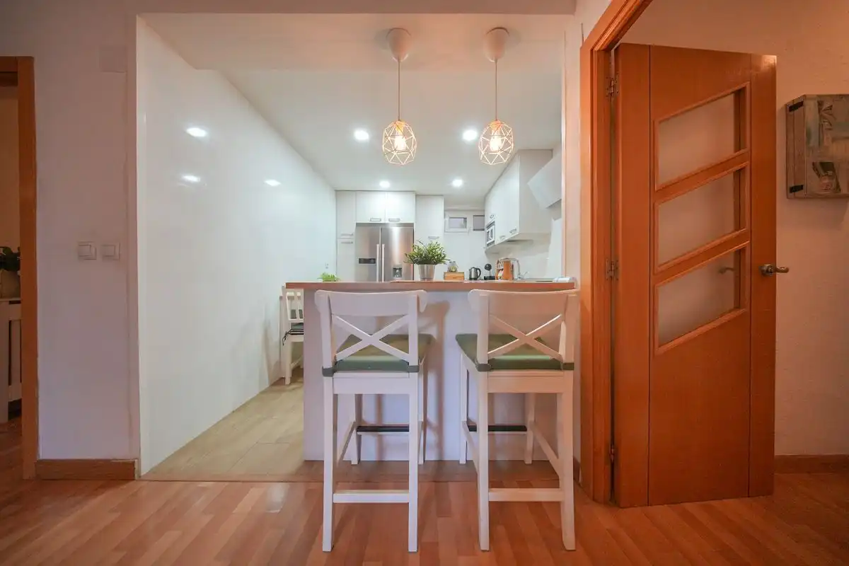 Cocina de Planta baja en venta en Móstoles con Calefacción, Jardín privado y Terraza