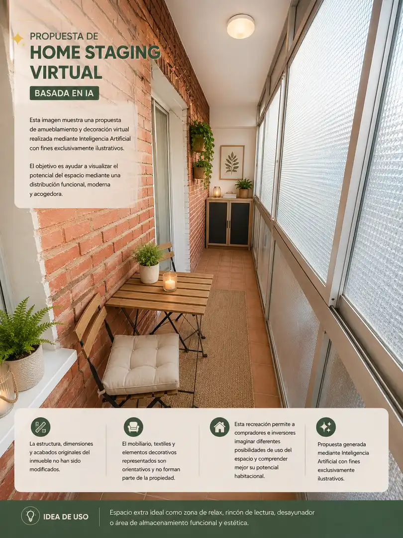 Terraza de Piso en venta en Madrid con Terraza y Alarma