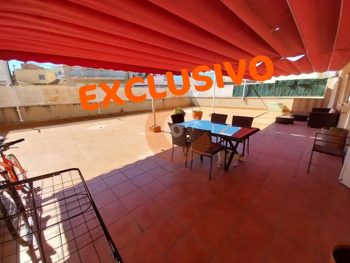 Terrace of Flat for sale in El Vendrell  with Air Conditioner, Heating and Parquet flooring