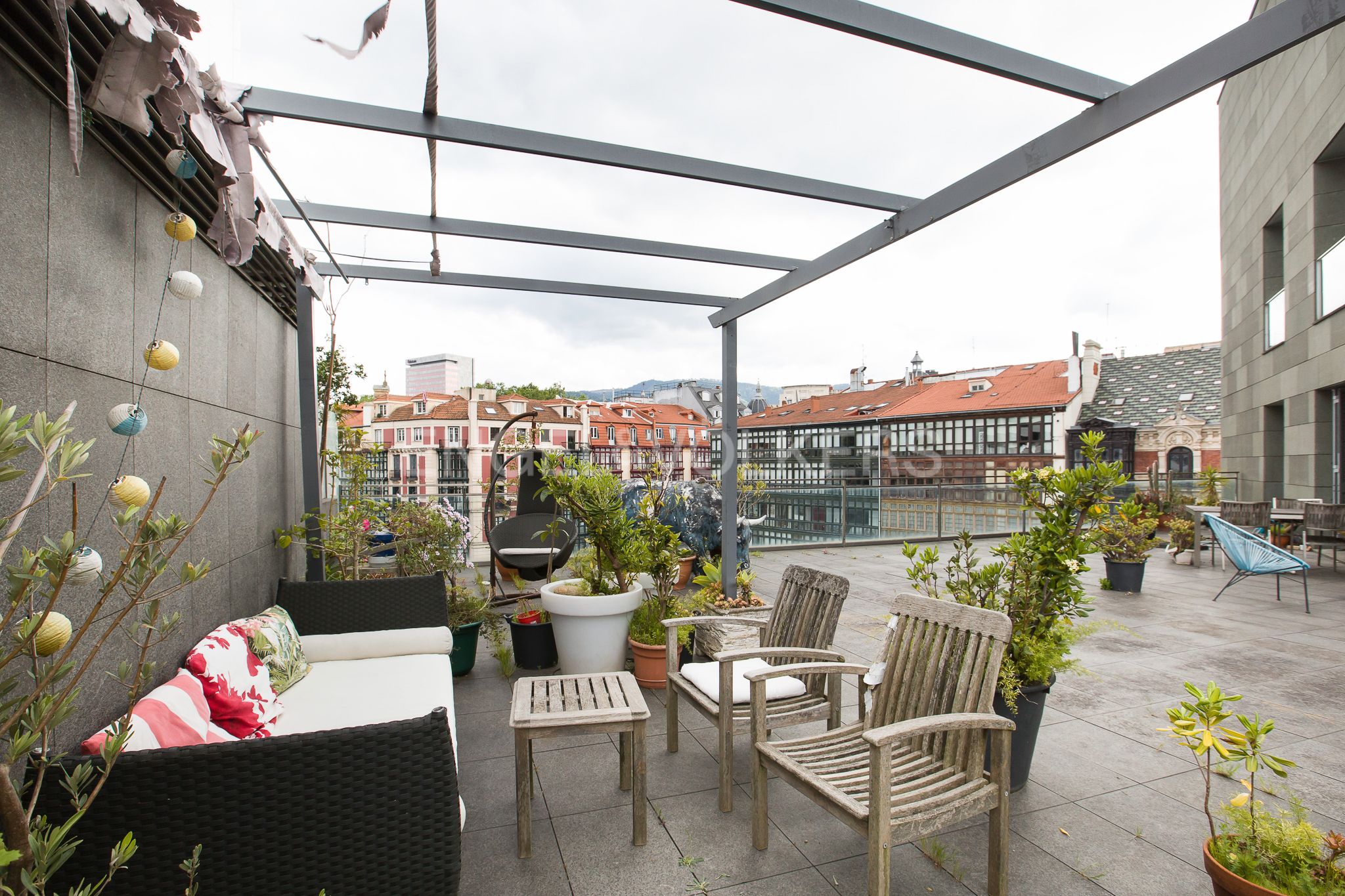 Terrace of Apartment for sale in Bilbao   with Air Conditioner, Heating and Parquet flooring