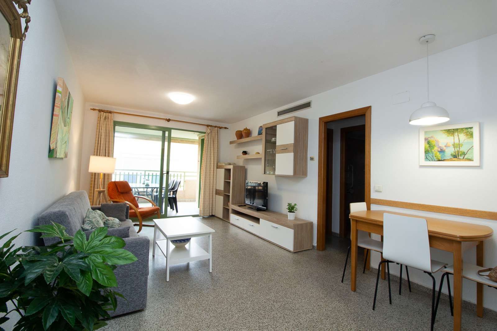 Sala d'estar de Apartament per a compartir en Alboraya amb Aire condicionat, Calefacció i Terrassa