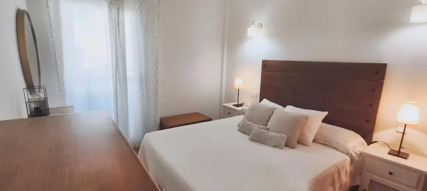 Bedroom of Apartments for rent in Vera  with Air Conditioner, Terrace and Furnished