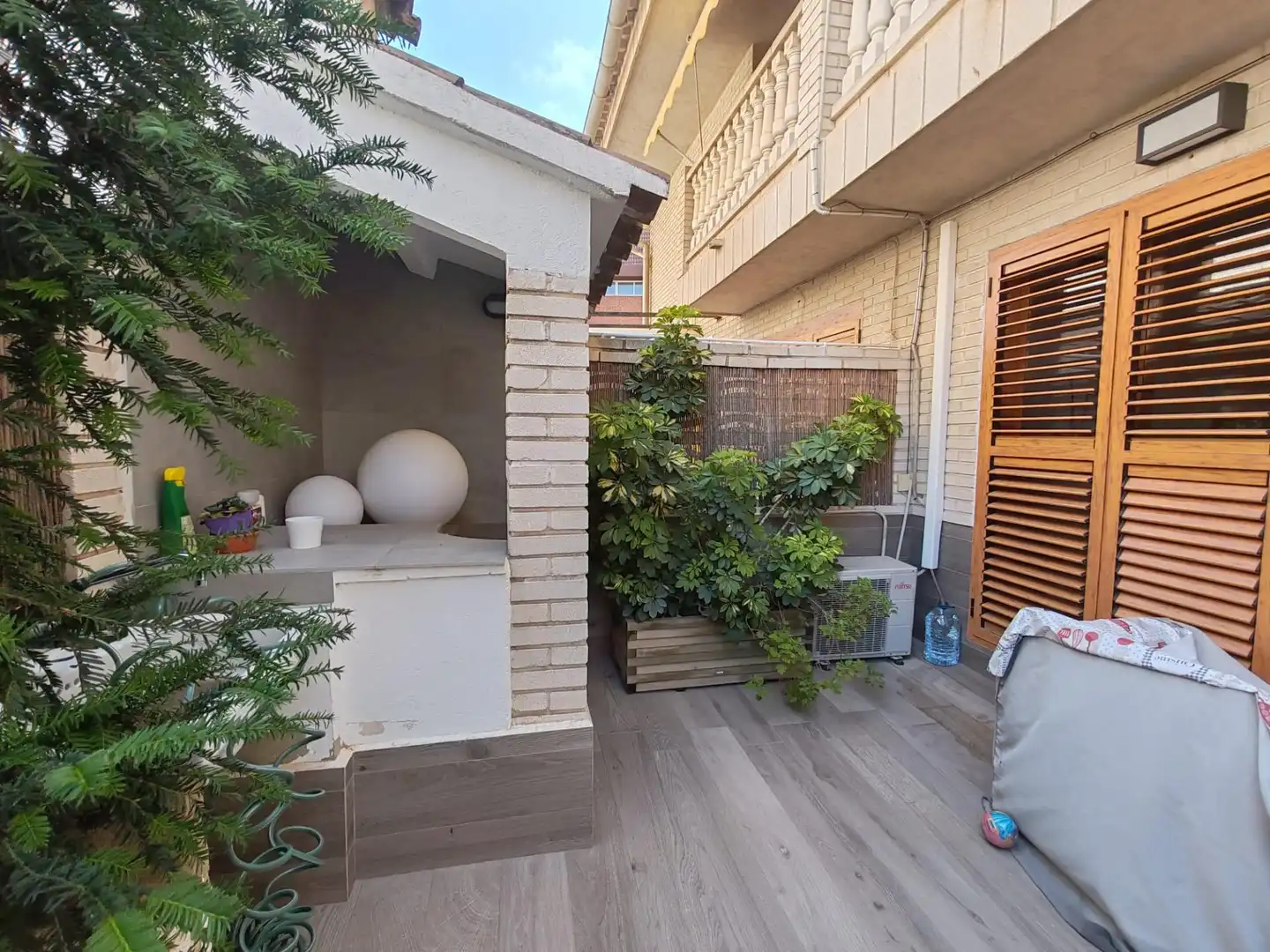 Terraza de Casa adosada en venta en Sagunto / Sagunt con Aire acondicionado, Calefacción y Parquet