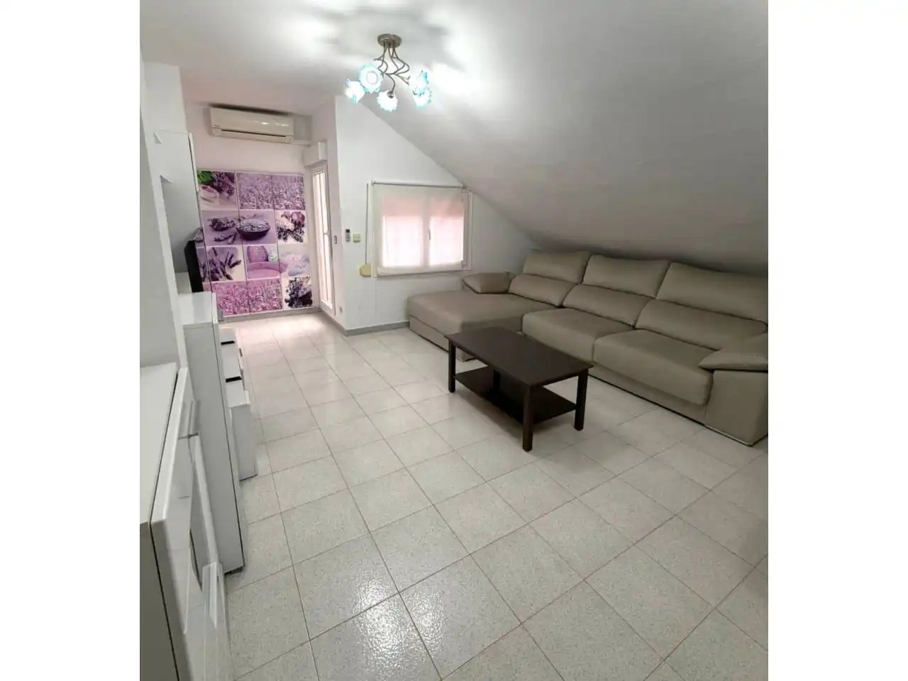 Living room of Attic for sale in Almansa  with Air Conditioner and Terrace