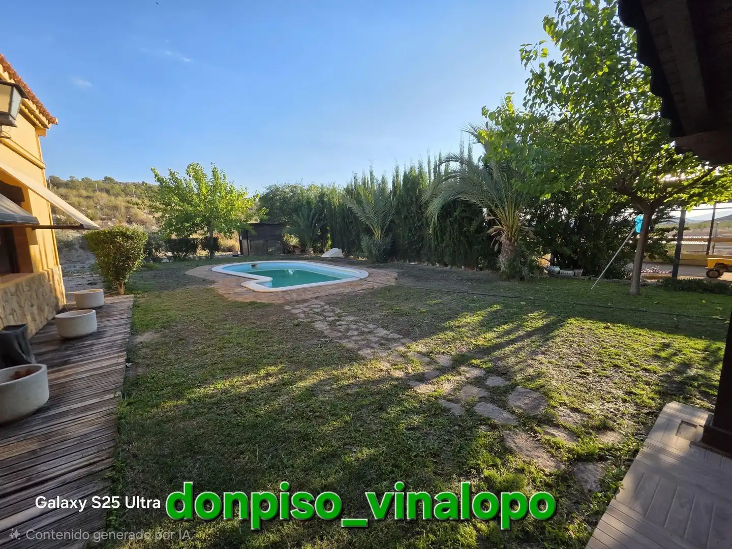 Piscina de Finca rústica en venta en Petrer, Alicante