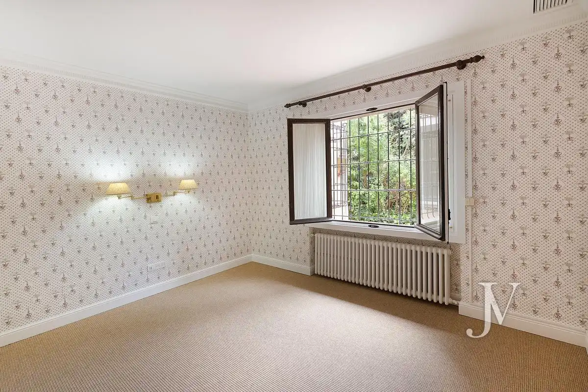 Bedroom of Houses for rent in Madrid  with Air Conditioner, Heating and Private garden