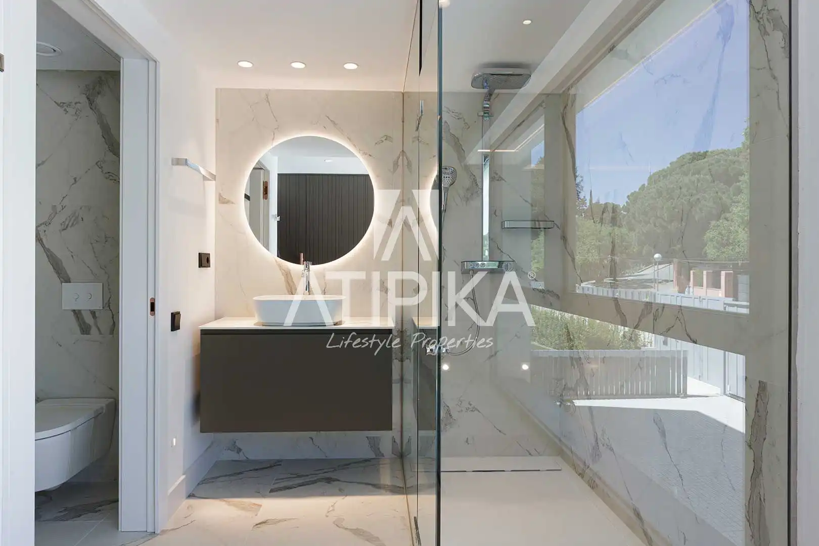 Baño de Casa o chalet en venta en Barcelona con Aire acondicionado, Calefacción y Terraza