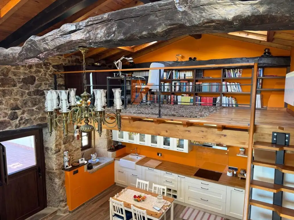 Cocina de Casa o chalet en venta en A Estrada  con Jardín privado, Horno y Balcón