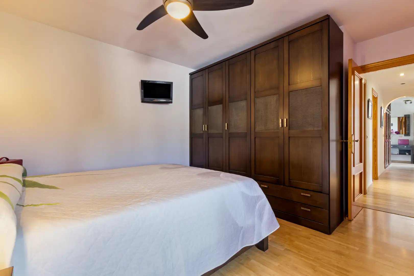 Schlafzimmer von Wohnung zum Verkauf in Rincón de la Victoria mit Terrasse, Möbliert und Ofen