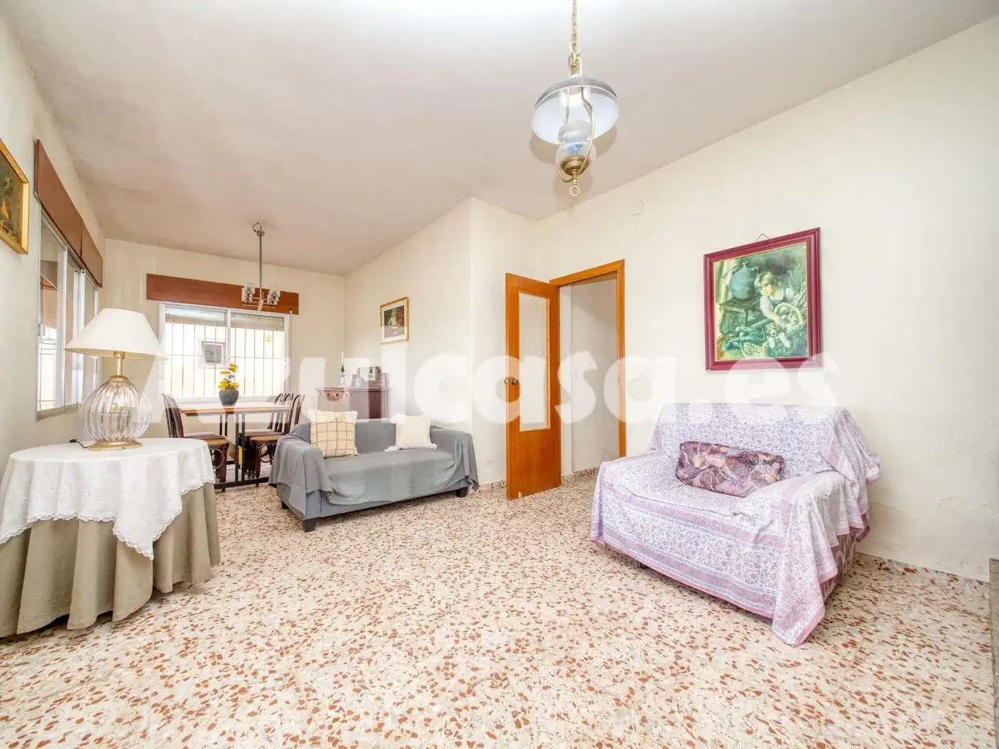 Sala d'estar de Casa o xalet en venda en Cartagena amb Jardí privat, Terrassa i Traster