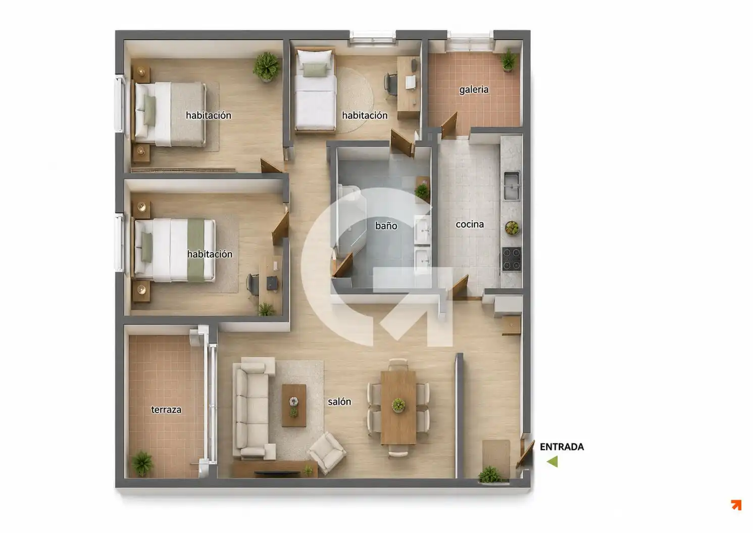Piso en venta en Cubelles con Aire acondicionado, Calefacción y Trastero