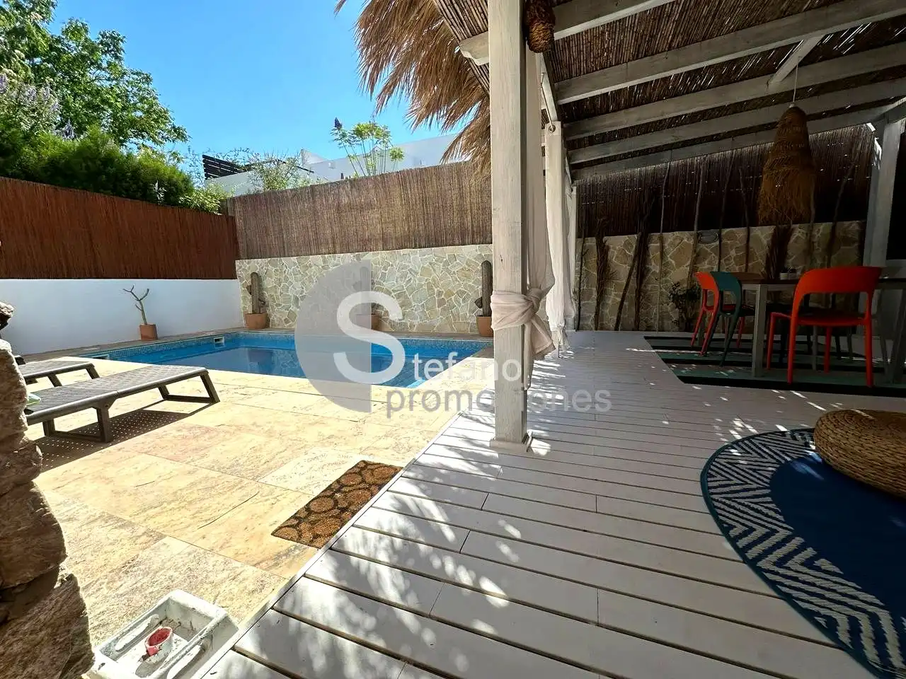 Exterior view of Detached homes for rent in Níjar  with Air Conditioner, Heating and Private garden