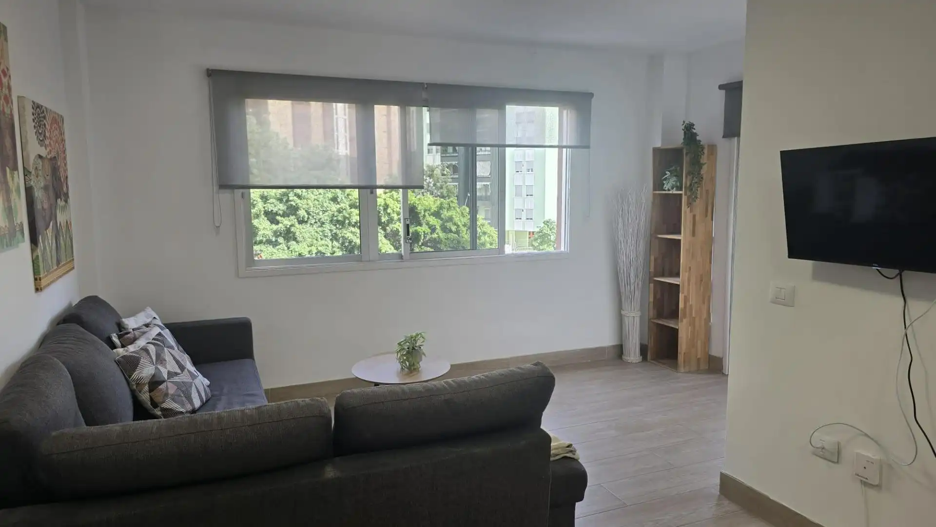 Living room of Flat for rent in Santa Cruz de Tenerife  with Terrace, Furnished and Community pool